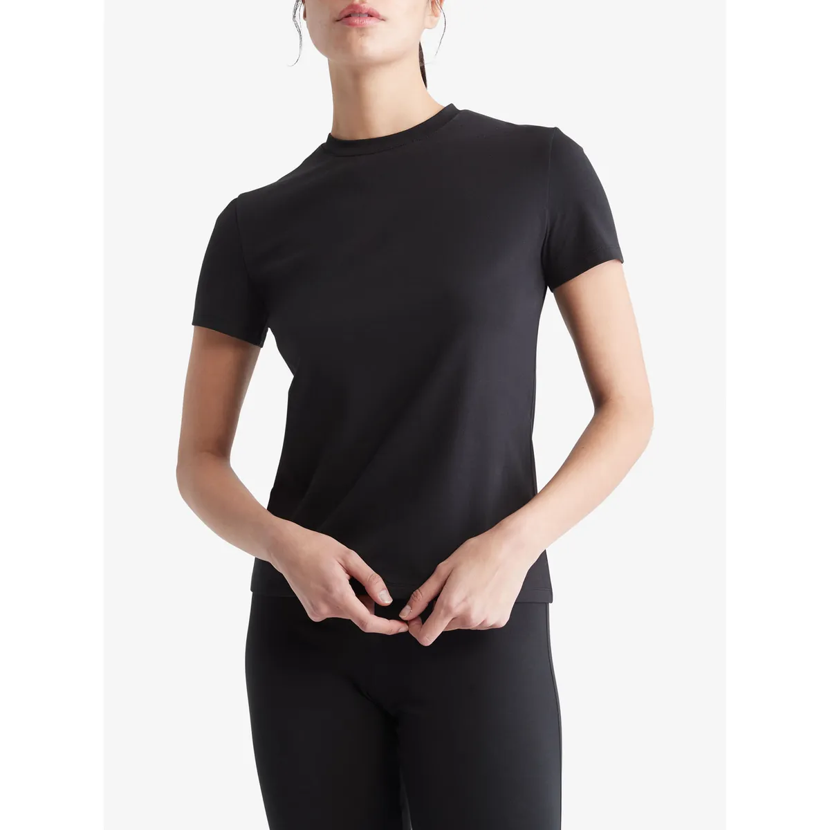 CALVIN KLEIN - Camiseta Manga Corta Mujer Negro Calvin Klein