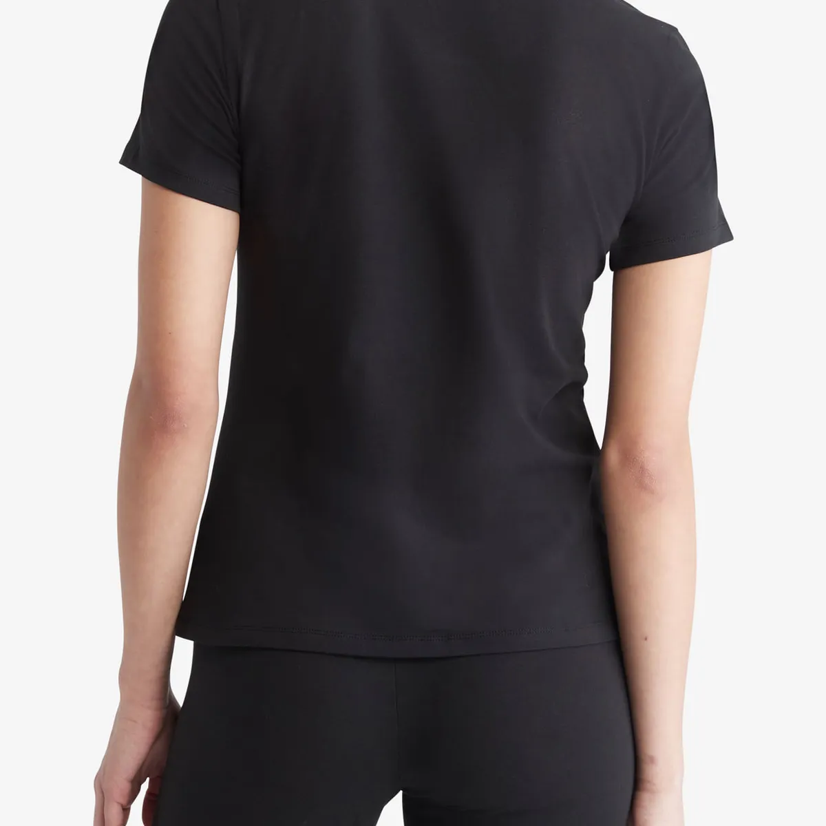 CALVIN KLEIN - Camiseta Manga Corta Mujer Negro Calvin Klein
