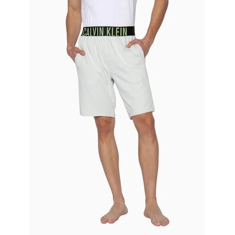 CALVIN KLEIN - Shorts De Estar Por Casa  Intense Power Hombre Blanco Calvin Klein
