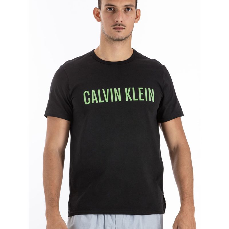 CALVIN KLEIN - Camiseta De Estar Por Casa  Intense Power Hombre Negro Calvin Klein