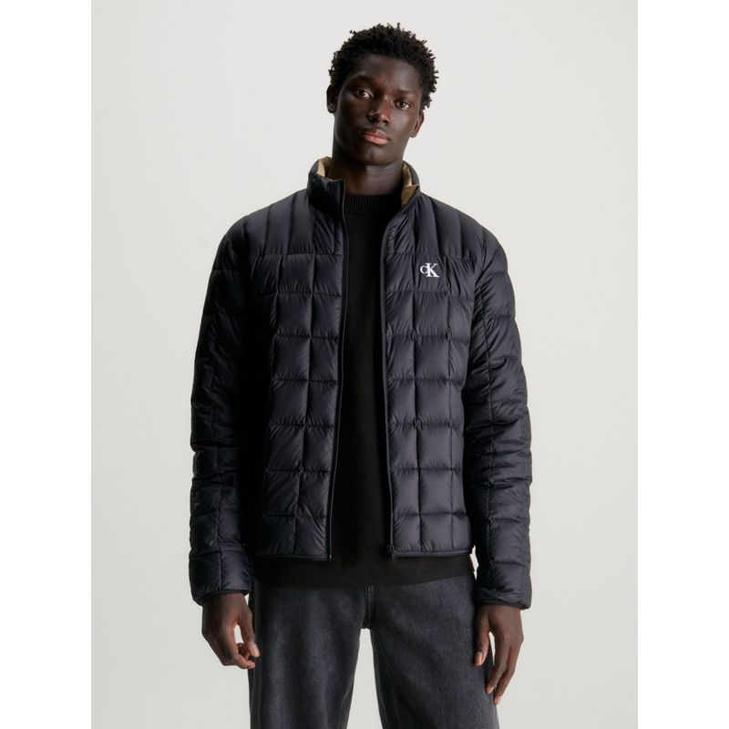 CALVIN KLEIN - Chaqueta Negro De Plumas Acolchada Ligera Calvin Klein