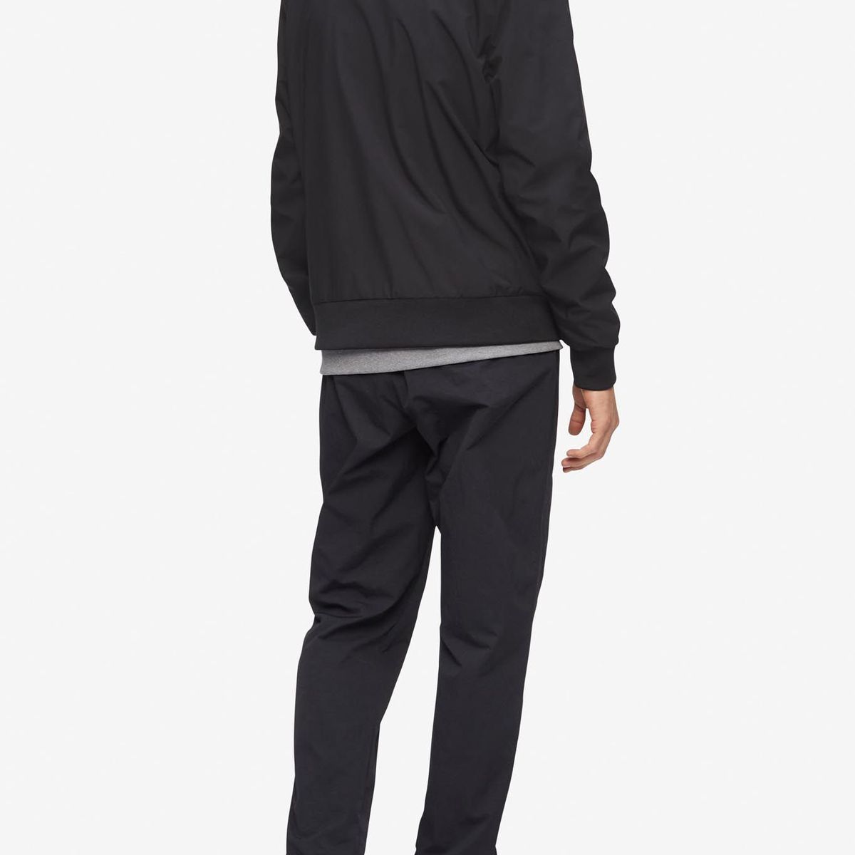 CALVIN KLEIN - Chaqueta Negra Con Cierre Y Bolsillos Laterales Calvin Klein