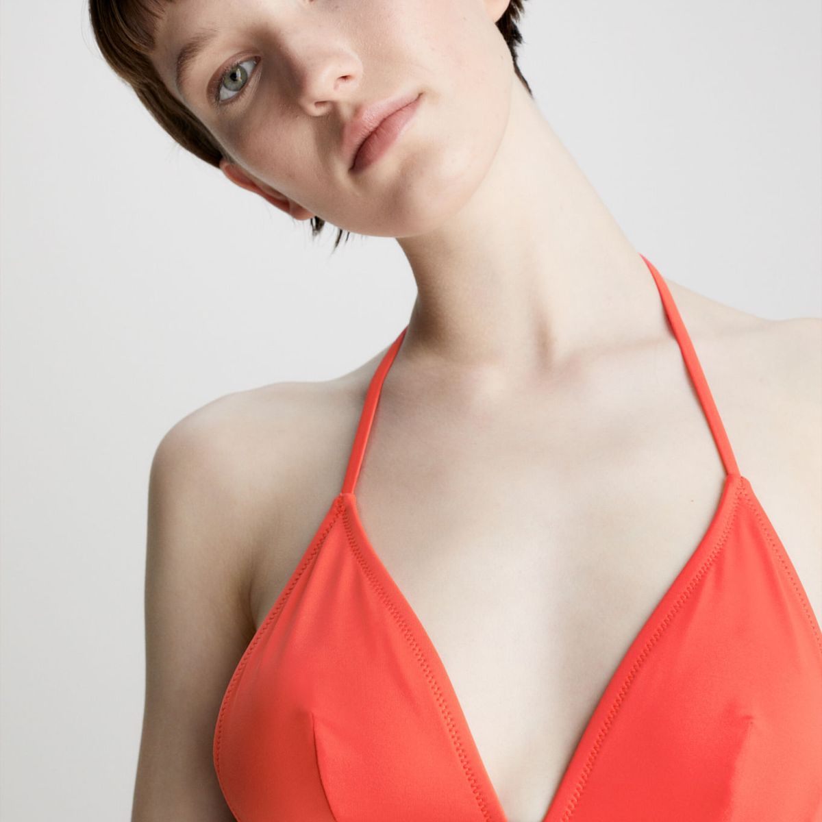 CALVIN KLEIN - Top Vestido de Baño De Triángulo Rojo - Intense Power Calvin Klein