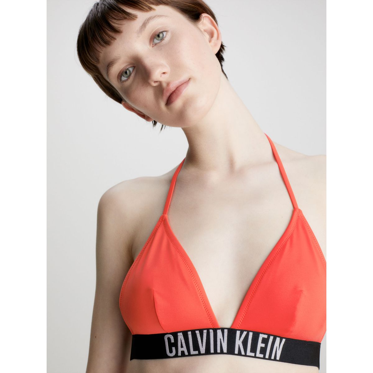 CALVIN KLEIN - Top Vestido de Baño De Triángulo Rojo - Intense Power Calvin Klein