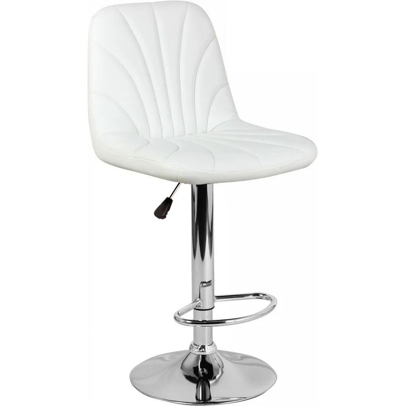 MOBLIHOUSE - Silla Bar Acolchada Diseño Moderno Con Base Giratoria Shell