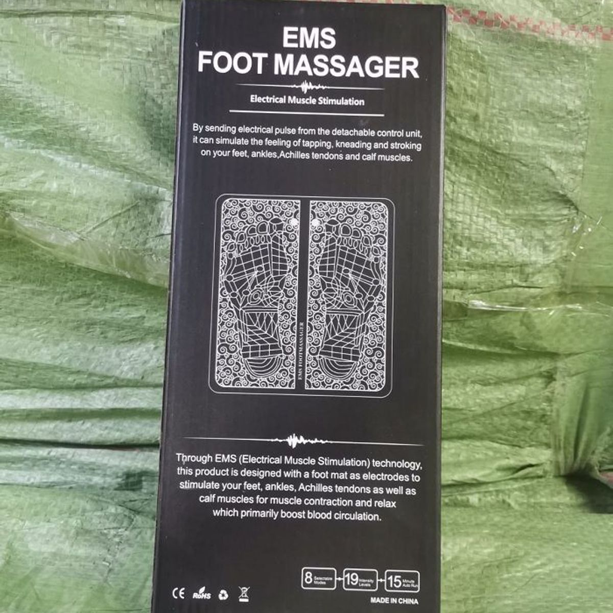 GENERICO - Tapete Masajeador Electroestimulador De Pies Circulacion Gimnasia Pasiva