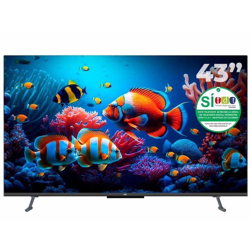 KALLEY - TV KALLEY 43" Pulgadas 109 cm K-GTV43UHDQV 4K-UHD QLED Smart TV Google