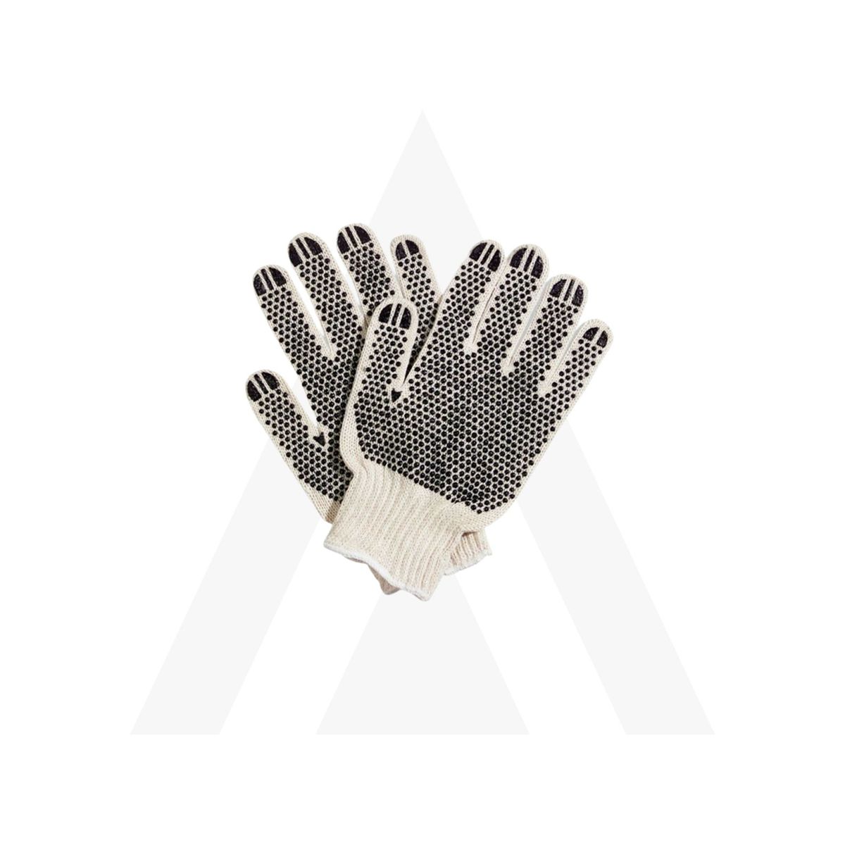 GENERICO - Guante Hilaza Algodon Pepas 2 Caras