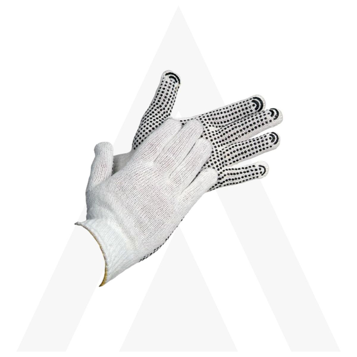 GENERICO - Guante Hilaza Algodon Pepas 1 Cara