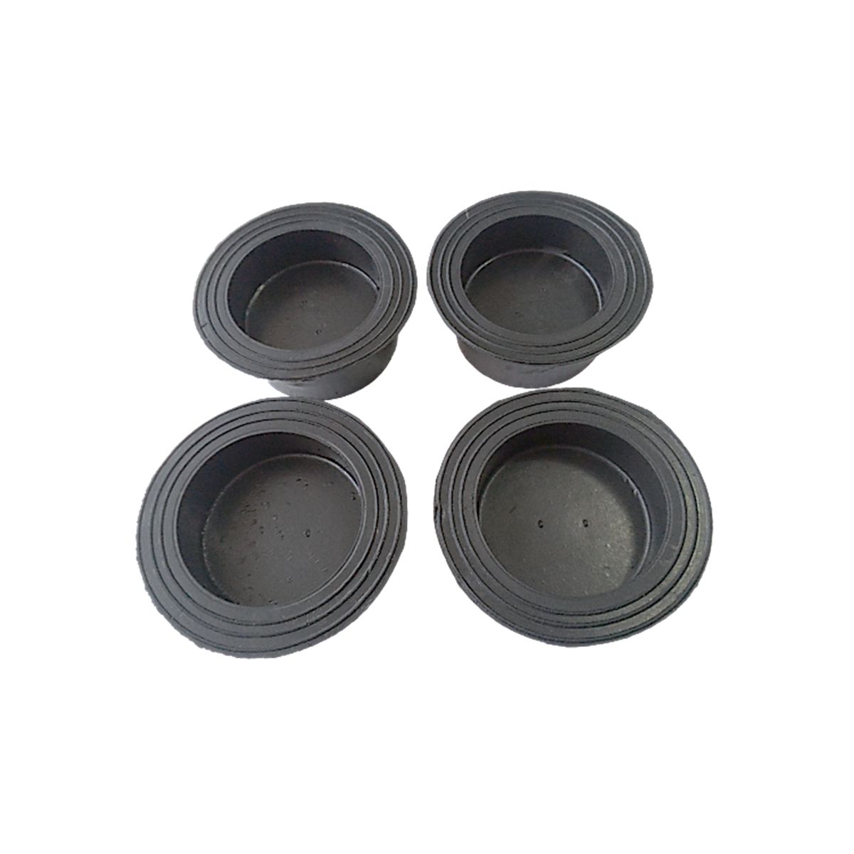 GENERICO - Juego Bases en Caucho Lavadora Electrodomesticos