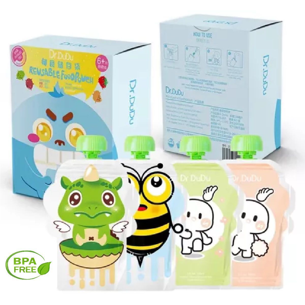 MUNDO BEBE - Bolsa Reutilizable Compota Batidos Lochera  BebeX 8