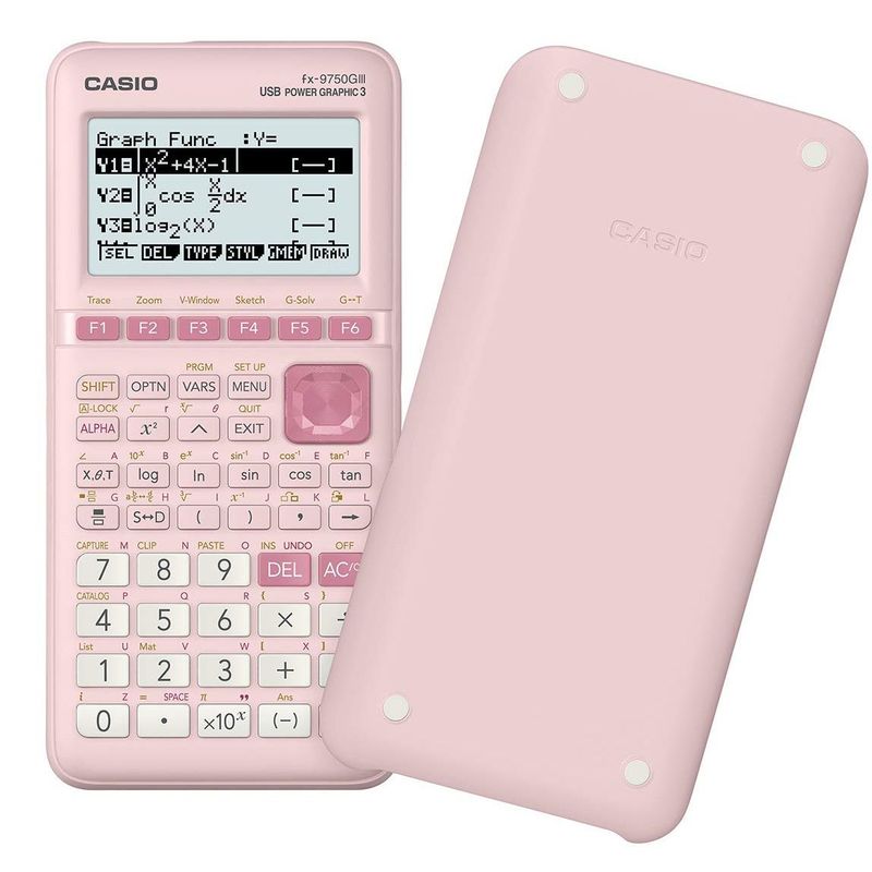 CASIO - Calculadora Gráfica Casio Fx-9750GIII Original Rosa