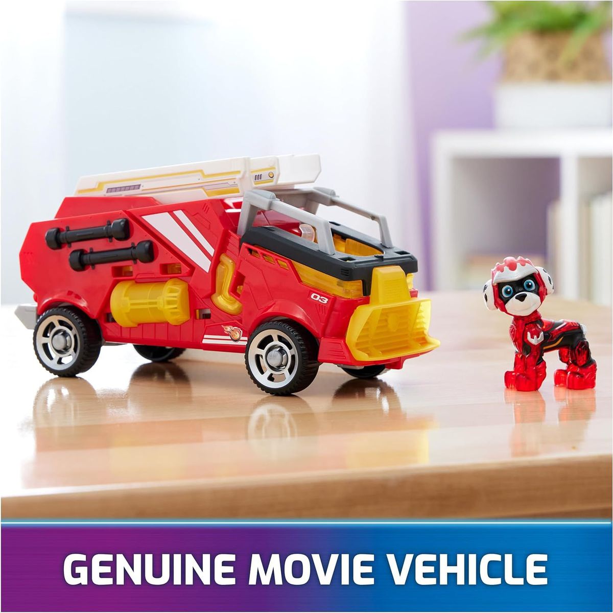SPIN MASTER - Paw Patrol Carritos Mighty Pups Marshall Luces Y Sonidos