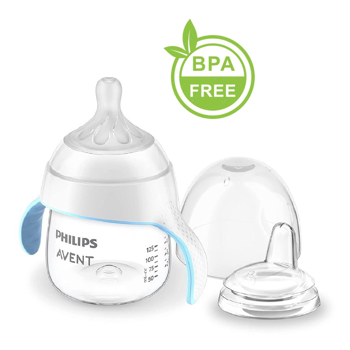 AVENT - Vaso Entrenador Avent 2en1 5oz Chupo+ Boquilla Blanda