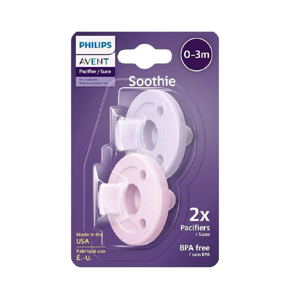 MALCREADA0018750 - Chupos Mamilas Entretencion Avent Soothie Redonda 0-3m
