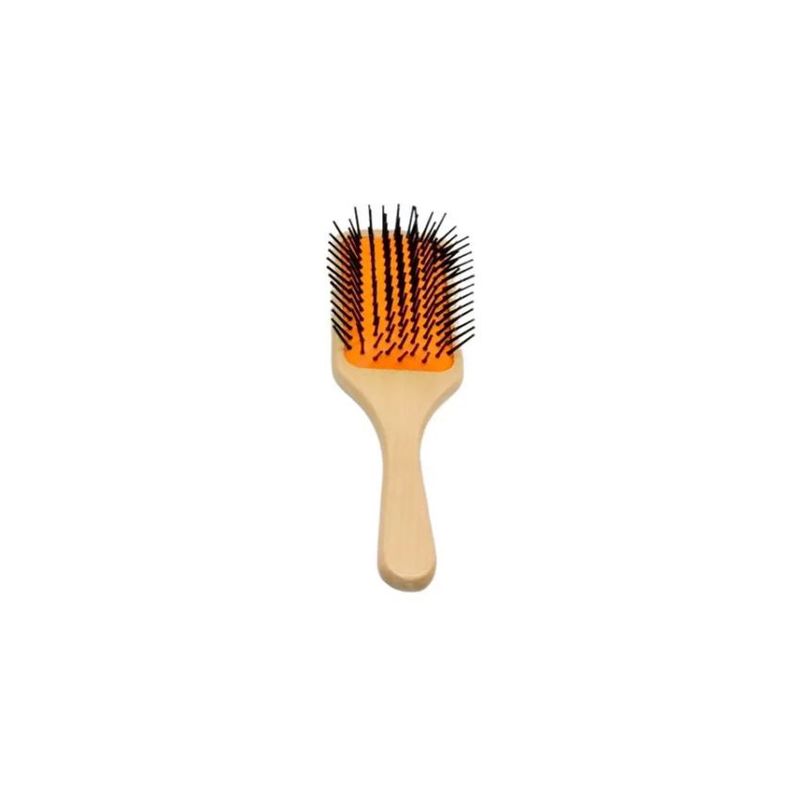 GENERICO - Cepillo peine para extenciones y cabellos delicados naranja