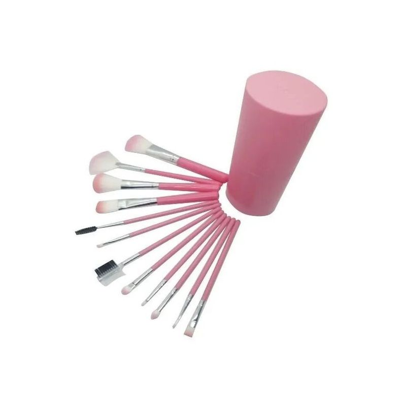 GENERICO - Pinceles cejas rubor maquillaje cosméticos 12pcs belleza