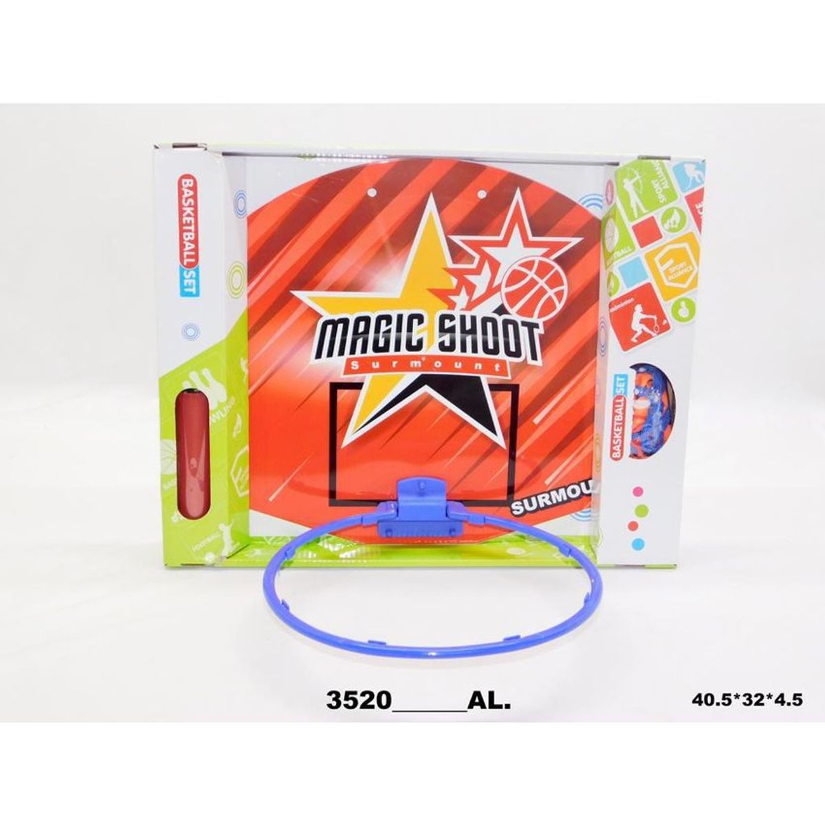 GENERICO - Cancha tablero basketball canasta encestar juguete