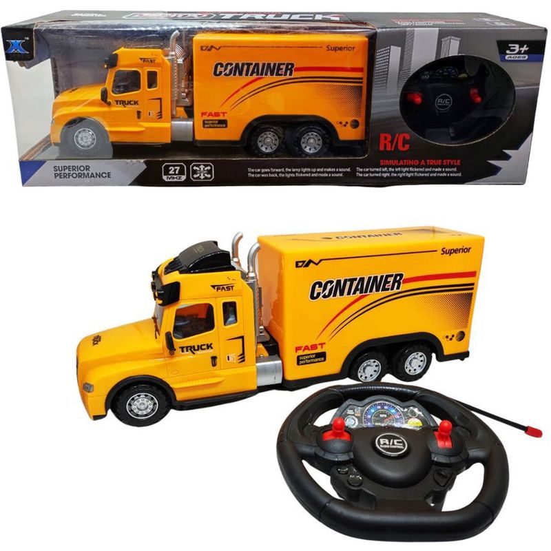 GENERAL - Camion carro mula a control remoto luces y sonido recargable
