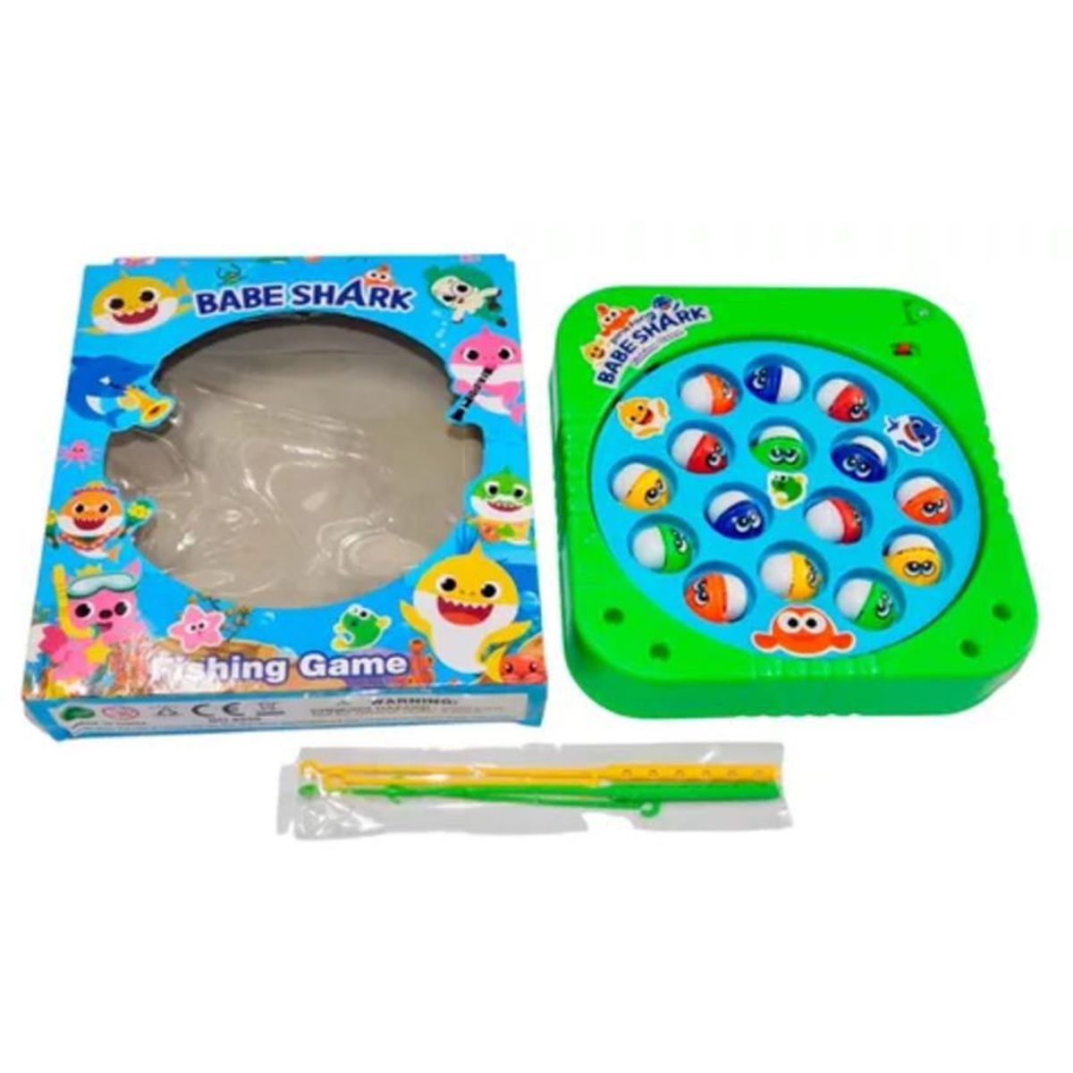 GENERICO - Juego mesa clásico pescar 14 pescados caña iman