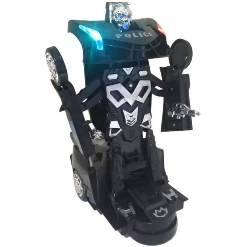 GENERICO - Robot police transformers carro lamborghini juguete luz 8997