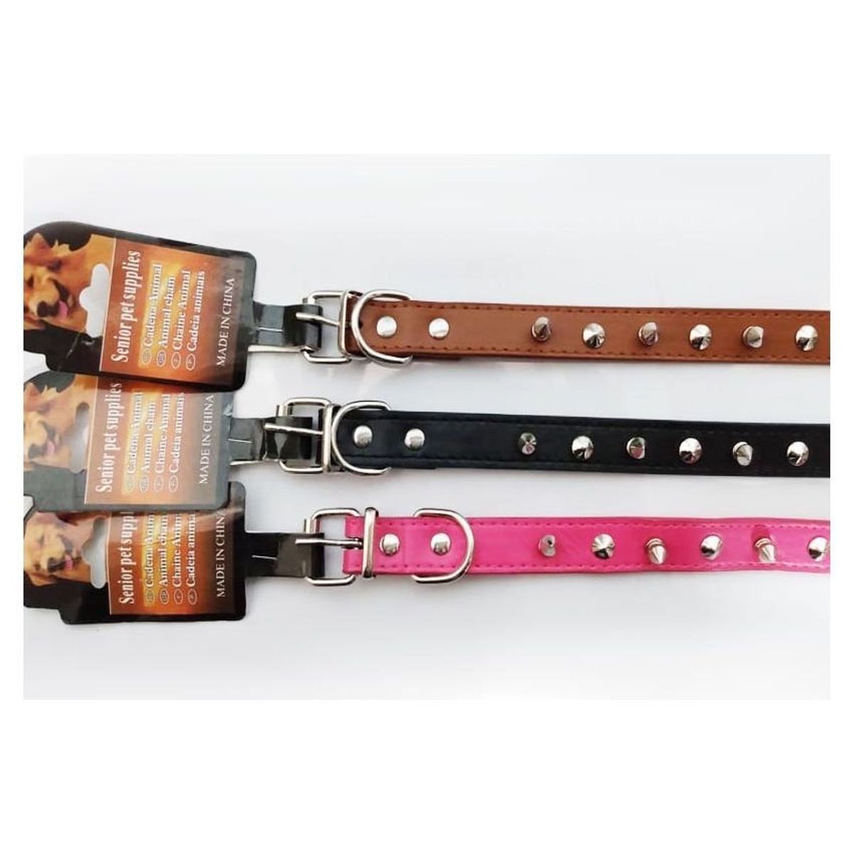 GENERICO - Mascotas correa collar taches perros gatos animales