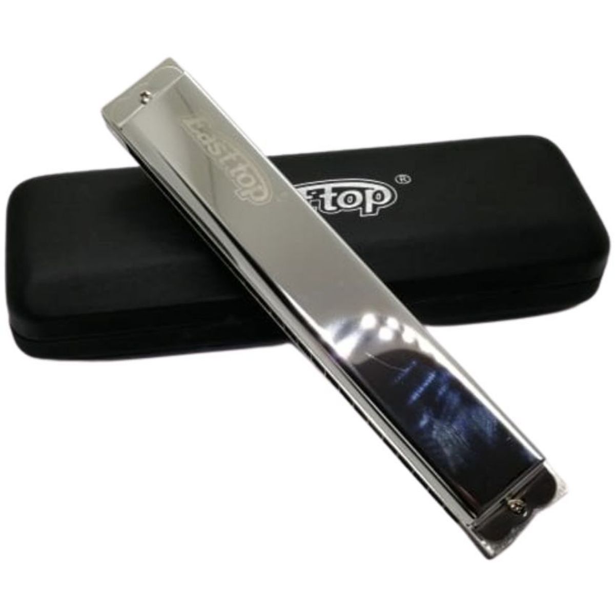 GENERICO - Armonica 24 celdas instrumento viento estuche harmonica fina