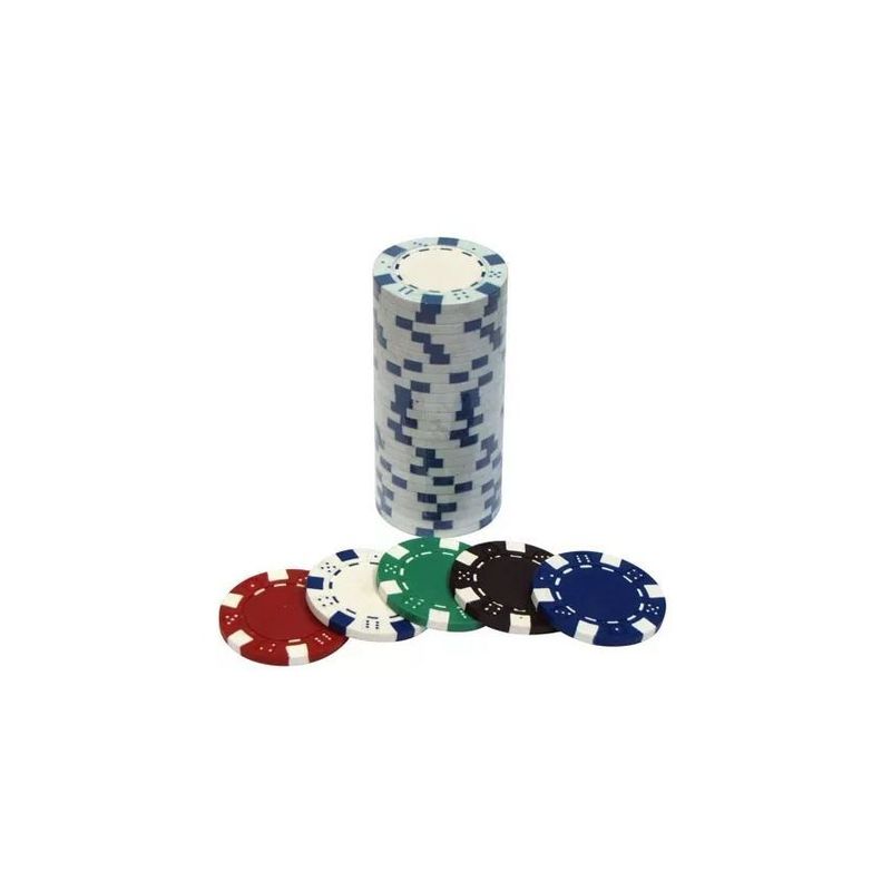 GENERICO - Paquete 50 fichas poker casino profesionales