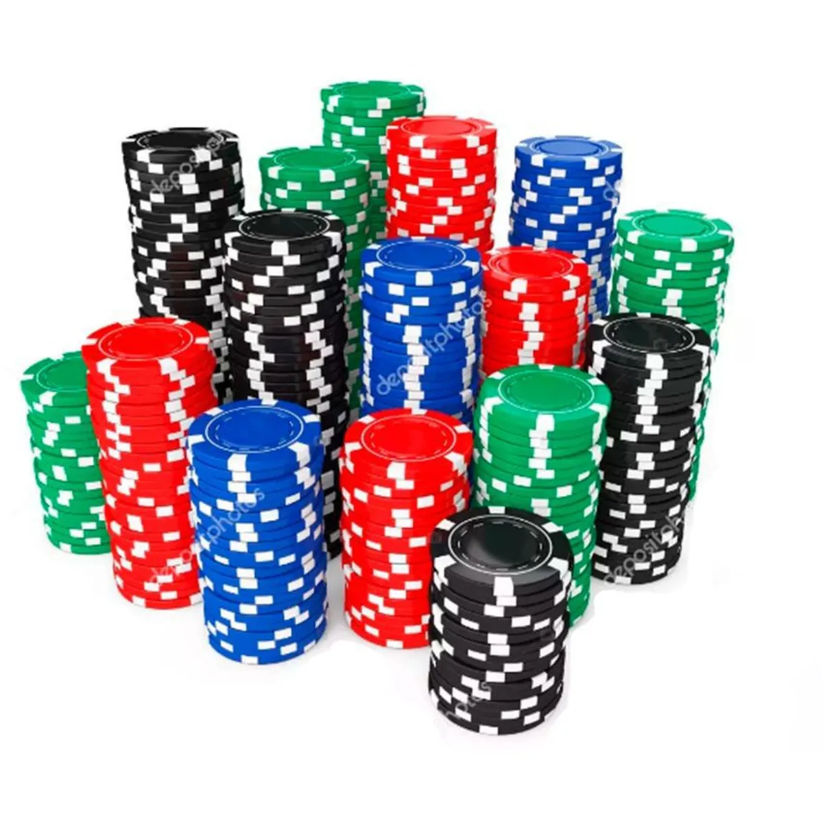 GENERICO - Paquete 50 fichas poker casino profesionales