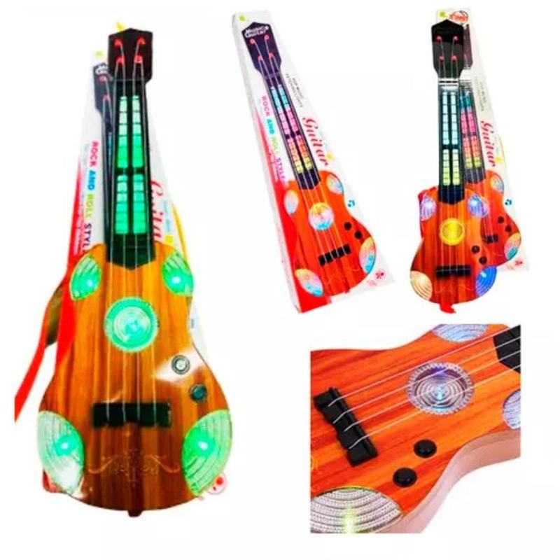 GENERICO - Guitarra juguete luces sonido niños regalo instrumento music
