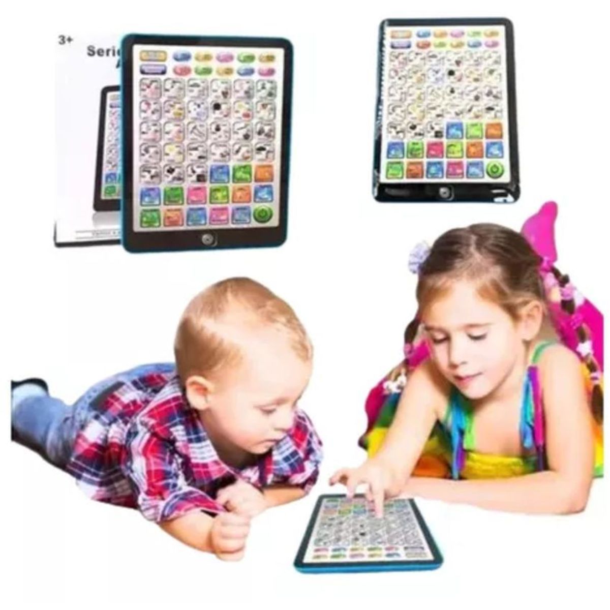 GENERICO - Tableta niños tablet didáctica juguete verde infantil juego