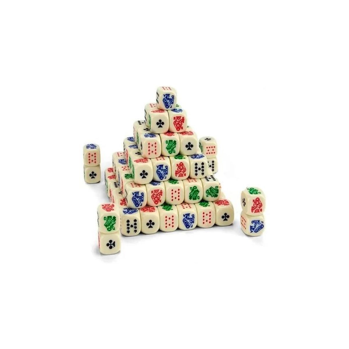 GENERICO - Dados cachos poker 16mm juego 5und casino