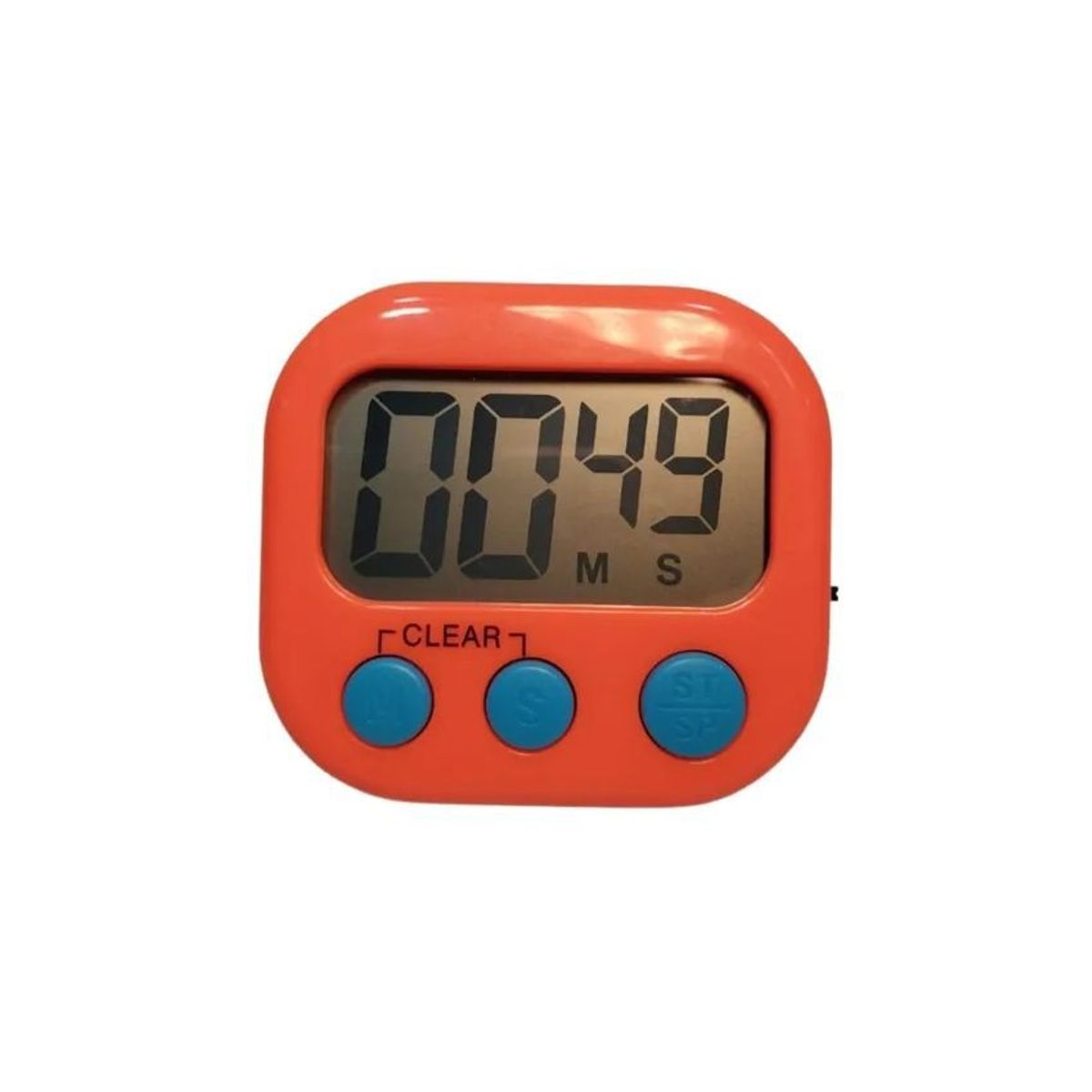 GENERICO - Temporizador chef timer digital medidor de tiempo naranja