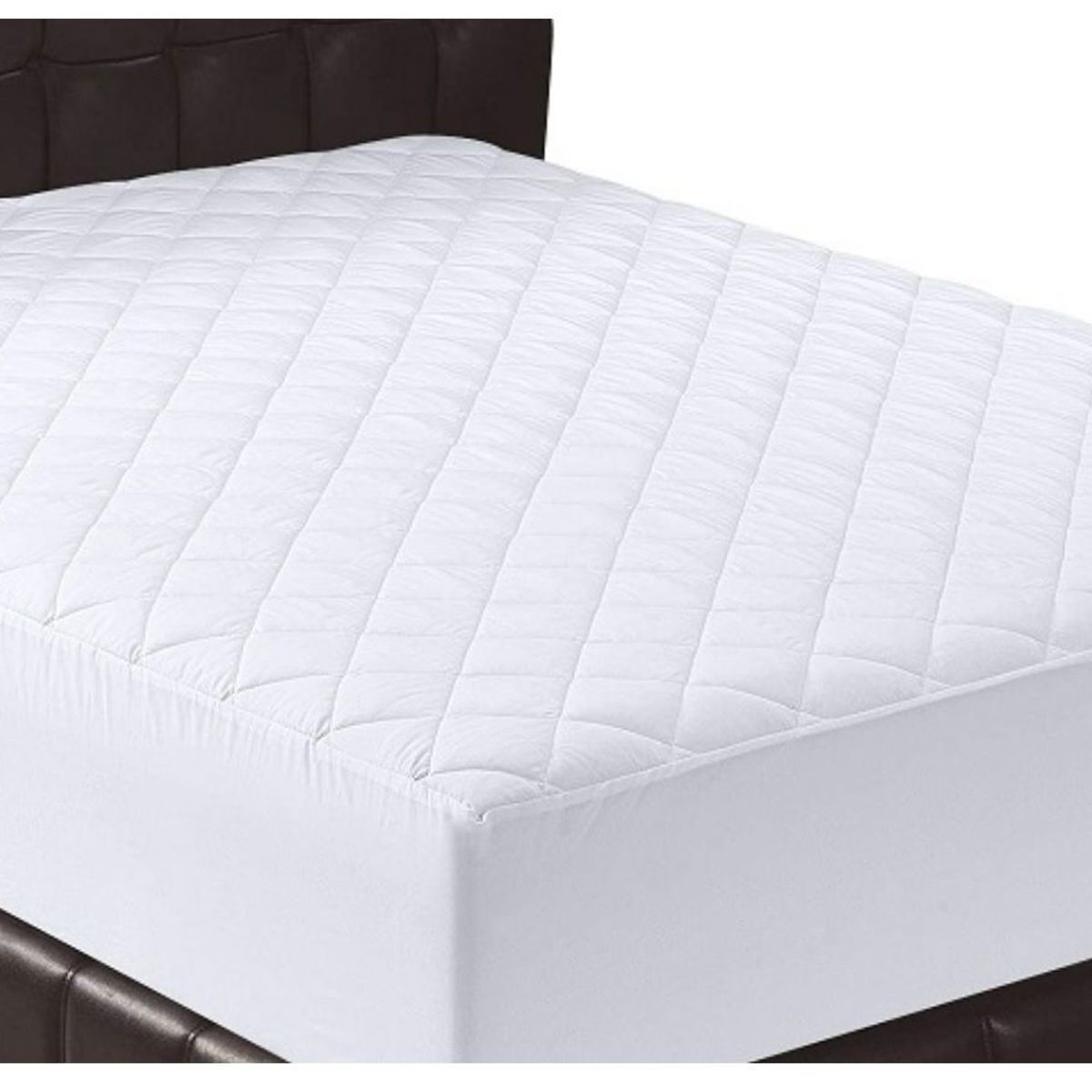 GENERICO - Combo Protector Acolchado Semidoble 100x190 + 1 Funda Acolchada 65x45