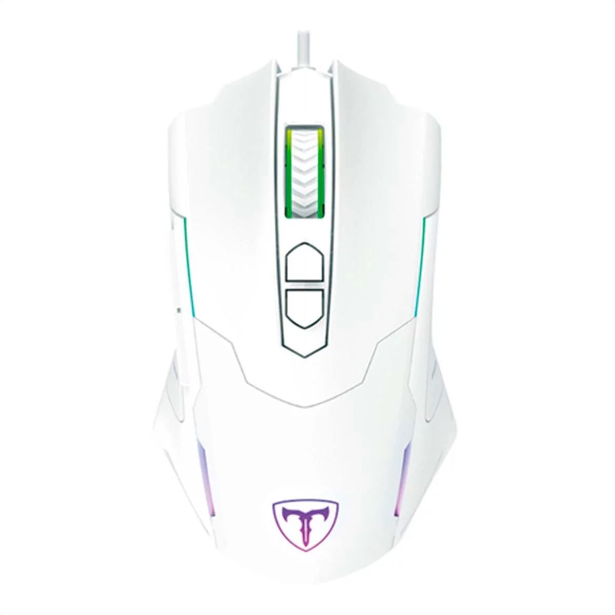 T DAGGER - Mouse Gamer T-dagger T-tgm206 Beifadier Rgb 7200dpi Macros Blanco