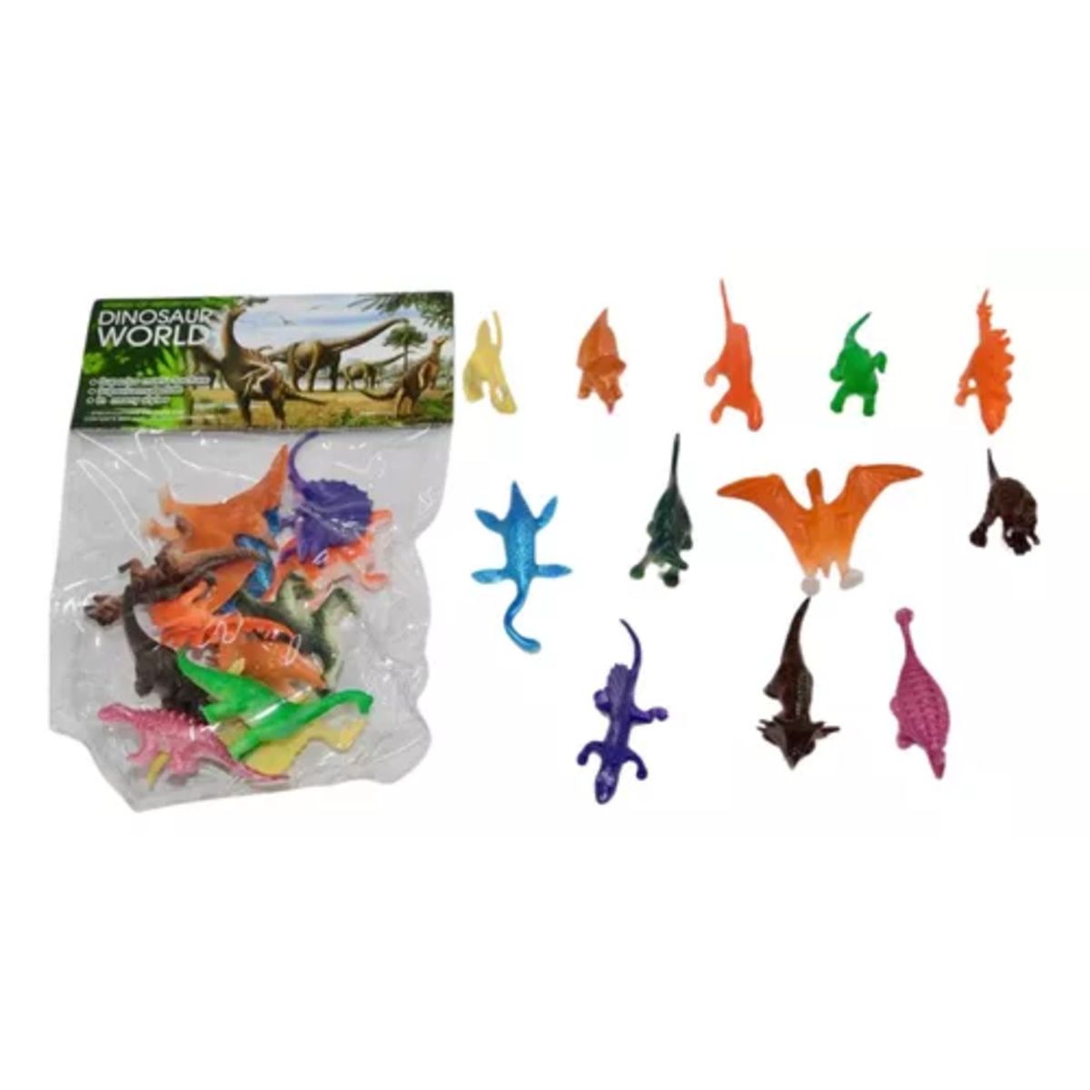 MAZUGI - Dinosaurios Pequeños Por 10und Goma Juguetes