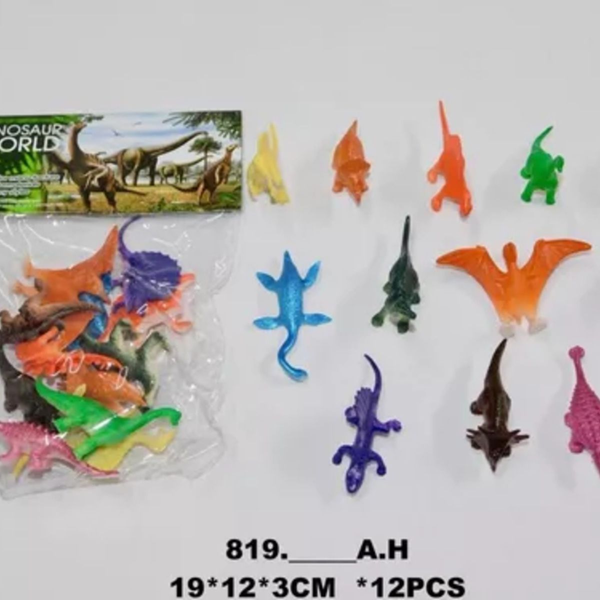 MAZUGI - Dinosaurios Pequeños Por 10und Goma Juguetes