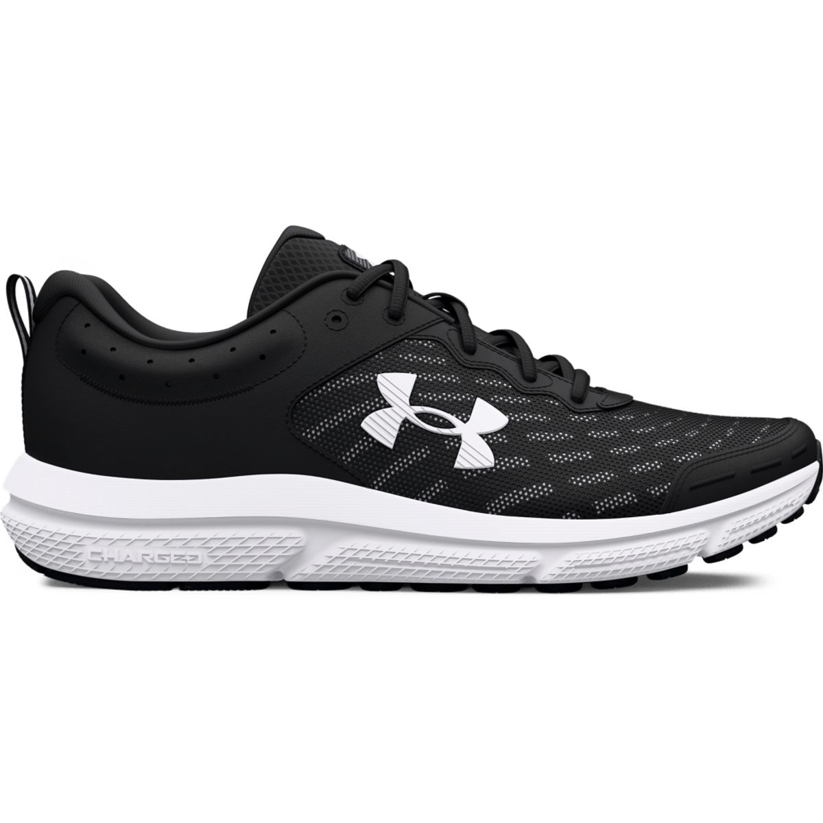 UNDER ARMOUR - UA Charged Assert 10 Tenis negro de hombre para correr