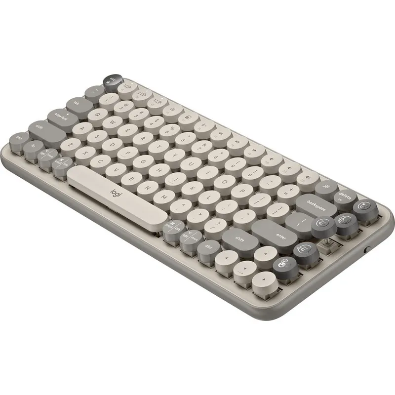 LOGITECH - Teclado Mecánico Inalámbrico Logitech Pop Keys Mist Español 920-011518