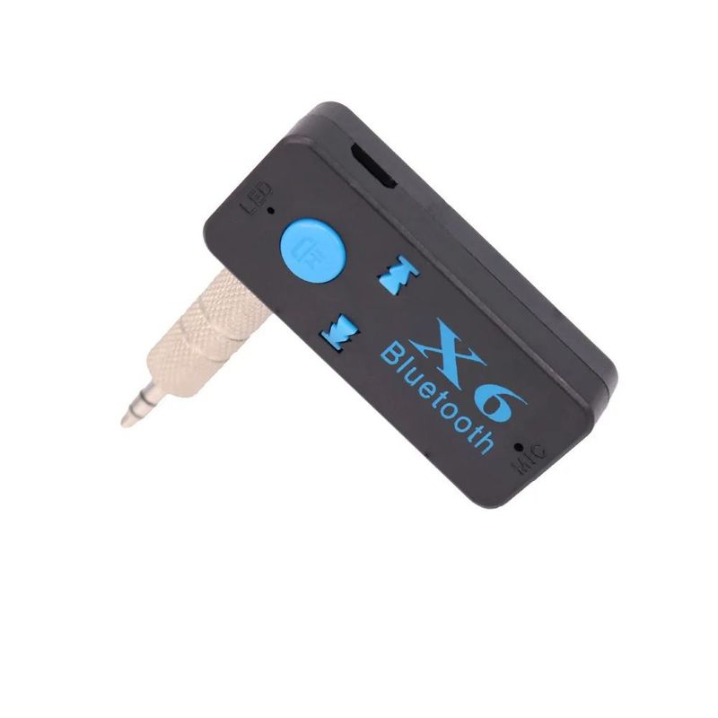 GENERICO - Adaptador Bluetooth De Audio X6 Microfono  Ranura Micro Sd