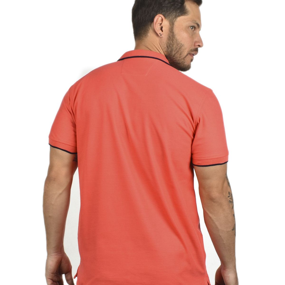 HAMER - Camiseta tipo polo para hombre Hamer con bolsillo.
