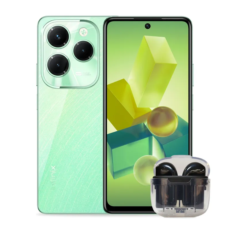 INFINIX - Celular Infinix Hot 40 Pro Nfc Verde 256Gb Ram 8+8Gb + Audífonos Bluetooth