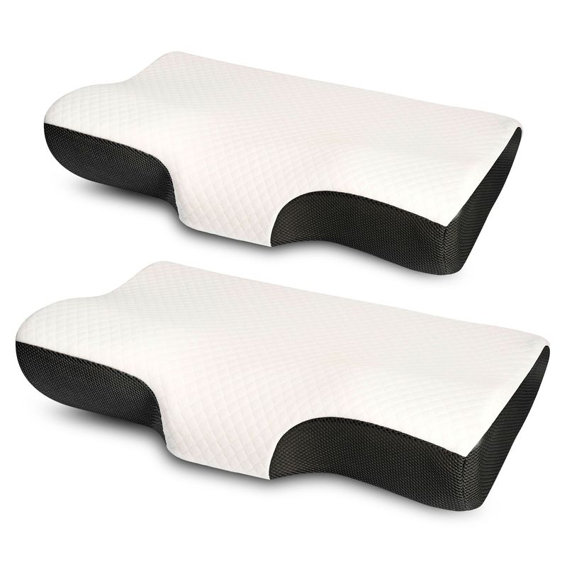 ENERGY PLUS - Set X2 Almohadas Cervical de Cuello Ortopédica Viscoelástica.