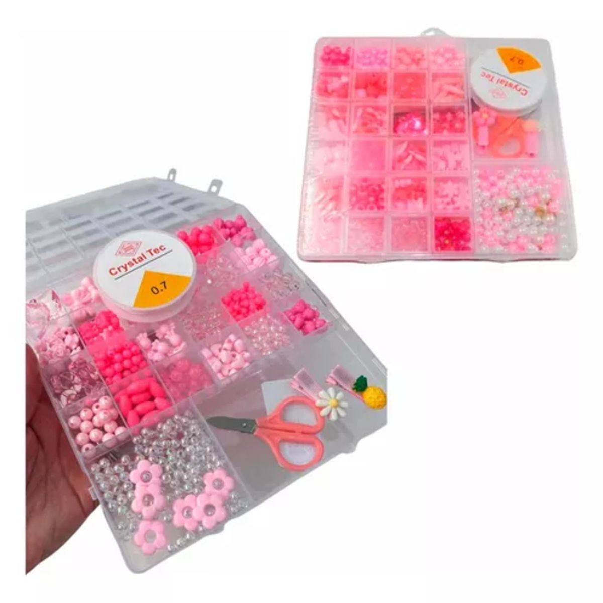 GENERICO - Gran Kit Para Hacer Pulseras Manillas Collares  Chaquiras