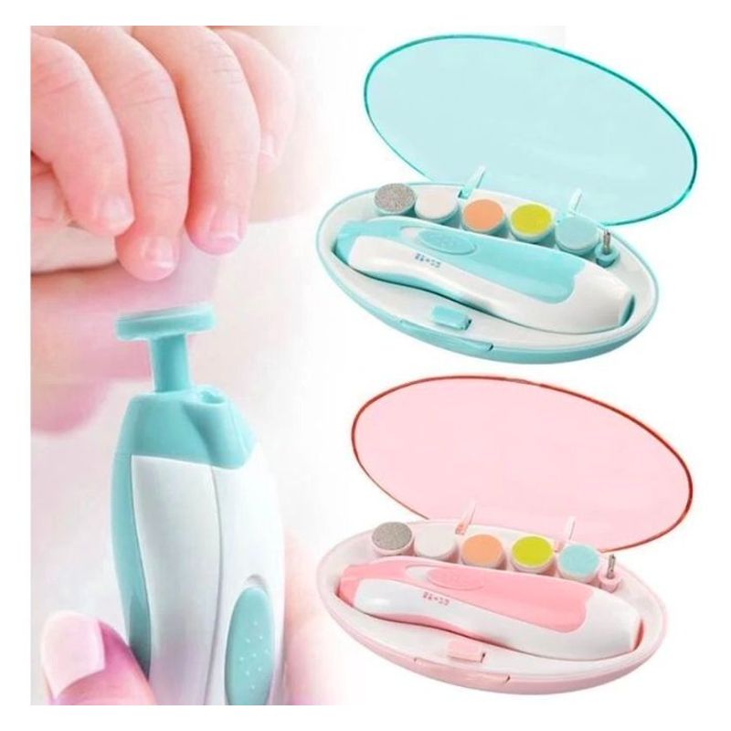 GENERICO - Lima Eléctrica Uñas Para Bebes Rosada