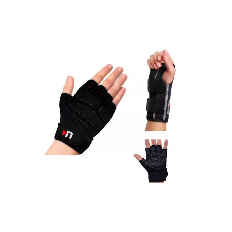 GENERICO - Guante Para Gym Negro Para Hombre Y Mujer Croydon Talla M