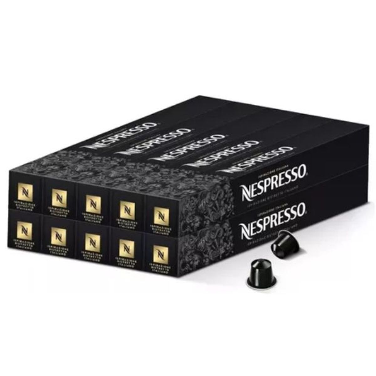 NESPRESSO - Cápsulas Nespresso Ispirazione Ristretto Italiano Pack X 100
