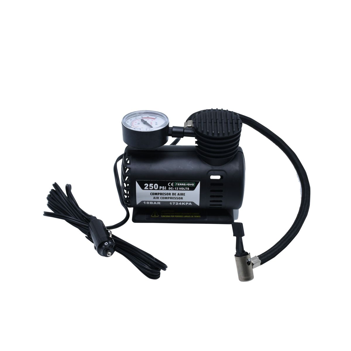 FERRENOVO - COMPRESOR DE AIRE PORTATIL 250 PSI FERRENOVO