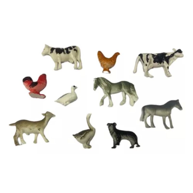 MAZUGI - Decoración Pesebre  Figuras Navideñas X10 Unidades
