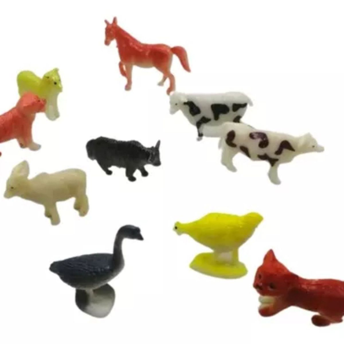 MAZUGI - Decoración Pesebre  Figuras Navideñas X10 Unidades